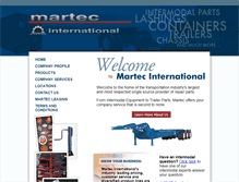 Tablet Screenshot of martecintl.net